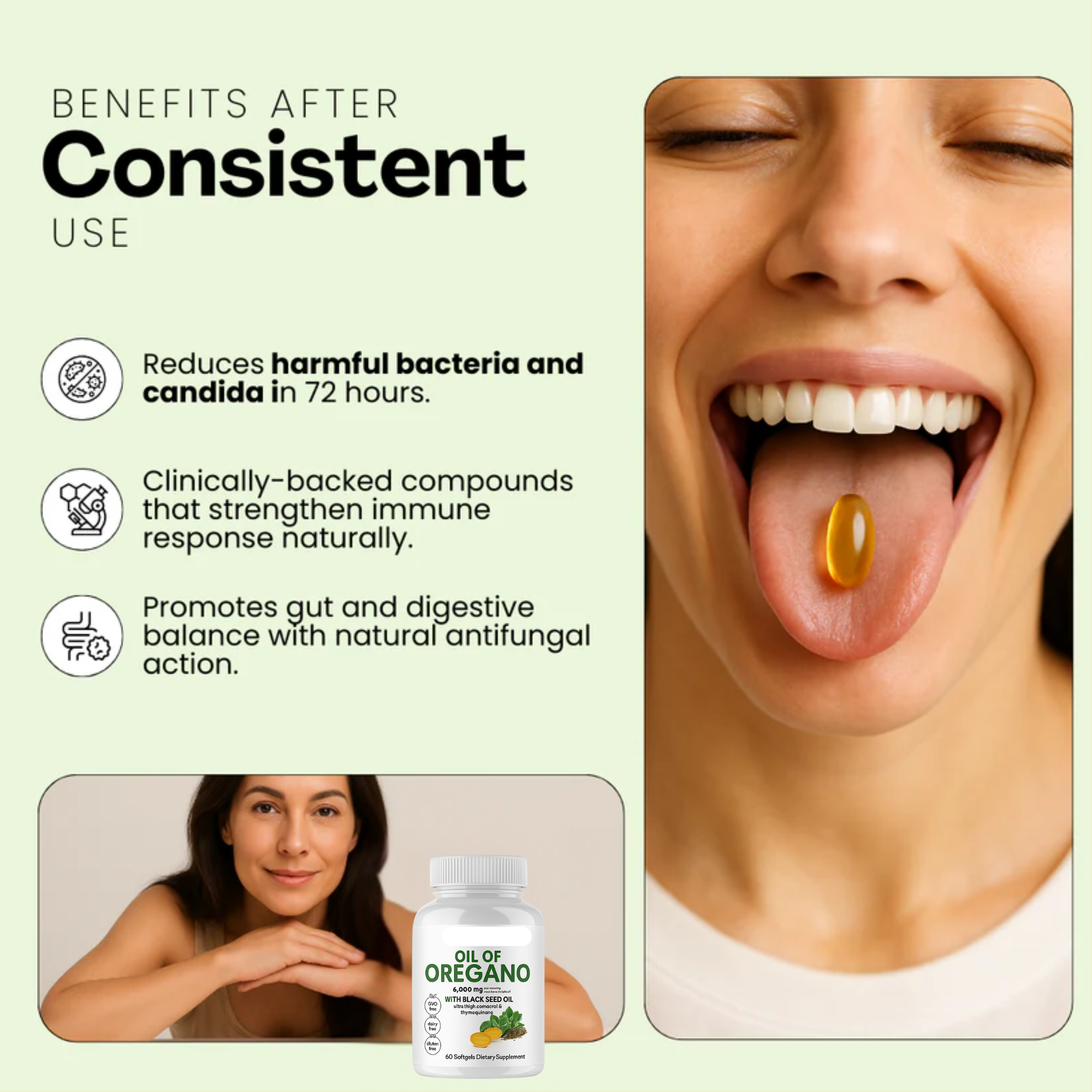 Aurove Oil of Oregano with Black Seed Oil