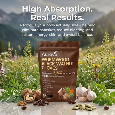 Aurove Wormwood, Black Walnut & Clove Complex
